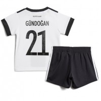 Tyskland Ilkay Gundogan #21 Fotballklær Hjemmedraktsett Barn VM 2022 Kortermet (+ korte bukser)